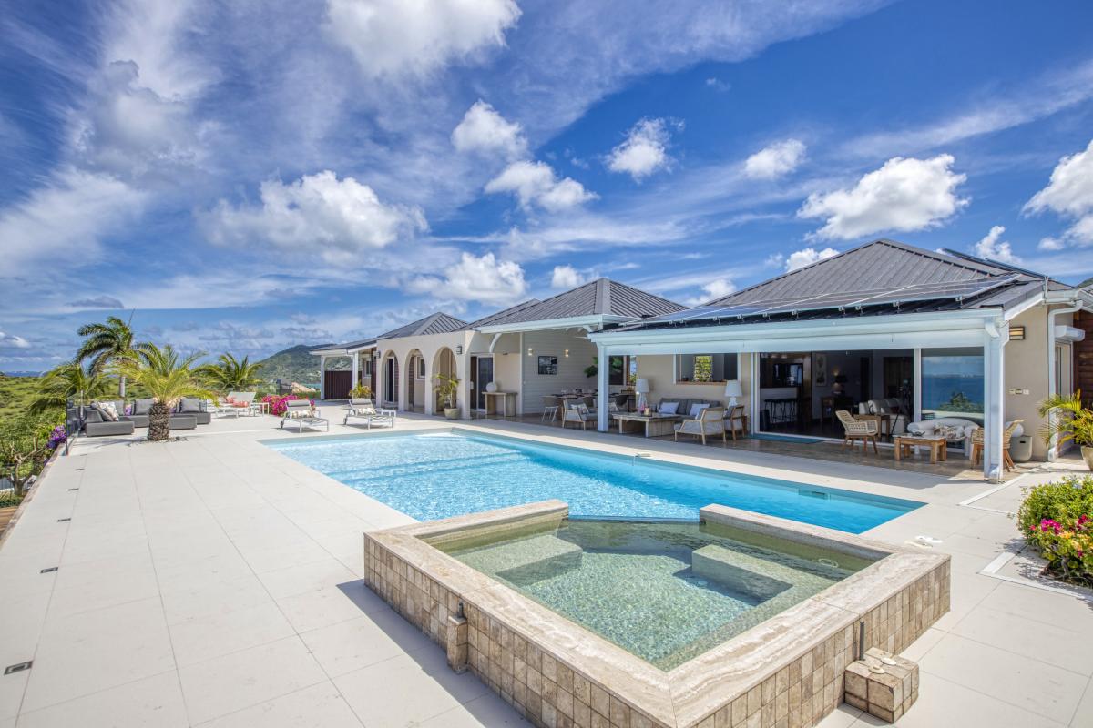 A louer villa 8 personnes Happy Bay Saint Martin_ Piscine - 1